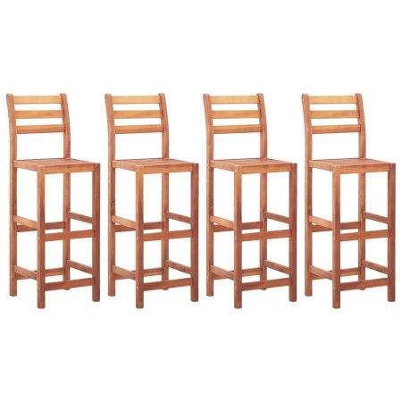 Küchenstühle 4 Einheiten aus massivem Akazienholz von vidaXL, Küchenhocker - Ref: Foro24-46315, Preis: 206,18 €, Rabatt: %