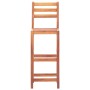 Küchenstühle 4 Einheiten aus massivem Akazienholz von vidaXL, Küchenhocker - Ref: Foro24-46315, Preis: 206,18 €, Rabatt: %