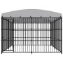 Außenzwinger mit Dach 300x300x210 cm von vidaXL, Hundehütten und Zäune - Ref: Foro24-170895, Preis: 976,00 €, Rabatt: %