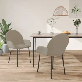 Sillas de comedor 2 unidades terciopelo gris claro de vidaXL, Sillas de comedor - Ref: Foro24-344763, Precio: 129,58 €, Descu...