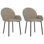 Sillas de comedor 2 unidades terciopelo gris claro de vidaXL, Sillas de comedor - Ref: Foro24-344763, Precio: 129,57 €, Descu...