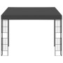 Gazebo with wall mounting anthracite gray fabric 3x3 m by vidaXL, Tents and gazebos - Ref: Foro24-47990, Price: 258,54 €, Dis...