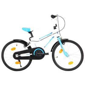 Bicicleta para niños 18 pulgadas azul y blanco