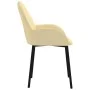 Sillas de comedor 2 unidades terciopelo crema by vidaXL, dining chairs - Ref: Foro24-344772, Price: 105,78 €, Discount: %