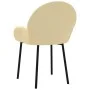 Sillas de comedor 2 unidades terciopelo crema by vidaXL, dining chairs - Ref: Foro24-344772, Price: 105,78 €, Discount: %