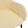 Esszimmerstühle, 2 Stück, cremefarbenes Samtgewebe von vidaXL, Essstühle - Ref: Foro24-344772, Preis: 107,42 €, Rabatt: %