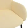 Sillas de comedor 2 unidades terciopelo crema by vidaXL, dining chairs - Ref: Foro24-344772, Price: 105,78 €, Discount: %