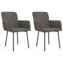 Esszimmerstühle 2 Einheiten dunkelgrauer Samt von vidaXL, Essstühle - Ref: Foro24-344780, Preis: 156,25 €, Rabatt: %