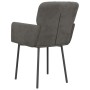 Sillas de comedor 2 unidades terciopelo gris oscuro de vidaXL, Sillas de comedor - Ref: Foro24-344780, Precio: 156,16 €, Desc...