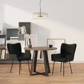 Dining chairs 2 units black velvet by vidaXL, dining chairs - Ref: Foro24-344804, Price: 134,82 €, Discount: %