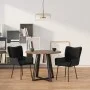 Esszimmerstühle 2 Einheiten aus schwarzem Samt von vidaXL, Essstühle - Ref: Foro24-344804, Preis: 135,39 €, Rabatt: %