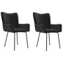 Esszimmerstühle 2 Einheiten aus schwarzem Samt von vidaXL, Essstühle - Ref: Foro24-344804, Preis: 135,39 €, Rabatt: %
