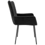 Esszimmerstühle 2 Einheiten aus schwarzem Samt von vidaXL, Essstühle - Ref: Foro24-344804, Preis: 135,39 €, Rabatt: %