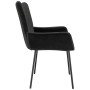 Esszimmerstühle 2 Einheiten aus schwarzem Samt von vidaXL, Essstühle - Ref: Foro24-344804, Preis: 138,01 €, Rabatt: %