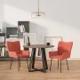 Sillas de comedor 2 unidades terciopelo rosa de vidaXL, Sillas de comedor - Ref: Foro24-344802, Precio: 111,03 €, Descuento: %