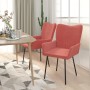 Esszimmerstühle 2 Einheiten rosa Samt von vidaXL, Essstühle - Ref: Foro24-344802, Preis: 112,74 €, Rabatt: %