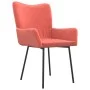 Sillas de comedor 2 unidades terciopelo rosa de vidaXL, Sillas de comedor - Ref: Foro24-344802, Precio: 111,03 €, Descuento: %
