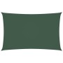 Toldo de vela rectangular tela Oxford verde oscuro 2x4,5 cm