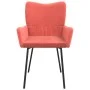 Sillas de comedor 2 unidades terciopelo rosa de vidaXL, Sillas de comedor - Ref: Foro24-344802, Precio: 111,03 €, Descuento: %