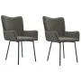 Esszimmerstühle 2 Einheiten dunkelgrauer Samt von vidaXL, Essstühle - Ref: Foro24-344887, Preis: 110,47 €, Rabatt: %