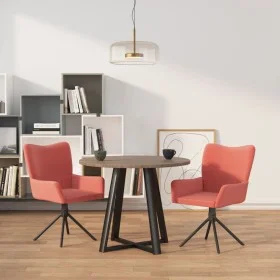 Drehbare Esszimmerstühle, 2 Einheiten, rosa Samt von vidaXL, Essstühle - Ref: Foro24-344813, Preis: 155,32 €, Rabatt: %