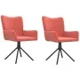 Sillas de comedor giratorias 2 unidades terciopelo rosa de vidaXL, Sillas de comedor - Ref: Foro24-344813, Precio: 155,28 €, ...