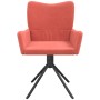 Drehbare Esszimmerstühle, 2 Einheiten, rosa Samt von vidaXL, Essstühle - Ref: Foro24-344813, Preis: 158,38 €, Rabatt: %