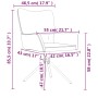 Drehbare Esszimmerstühle, 2 Einheiten, rosa Samt von vidaXL, Essstühle - Ref: Foro24-344813, Preis: 158,38 €, Rabatt: %