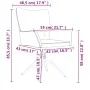 Sillas de comedor giratorias 2 unidades terciopelo rosa de vidaXL, Sillas de comedor - Ref: Foro24-344813, Precio: 155,28 €, ...