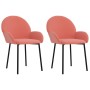 Esszimmerstühle 2 Einheiten rosa Samt von vidaXL, Essstühle - Ref: Foro24-344767, Preis: 138,28 €, Rabatt: %