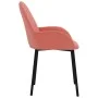 Sillas de comedor 2 unidades terciopelo rosa de vidaXL, Sillas de comedor - Ref: Foro24-344767, Precio: 135,75 €, Descuento: %