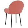 Sillas de comedor 2 unidades terciopelo rosa de vidaXL, Sillas de comedor - Ref: Foro24-344767, Precio: 135,75 €, Descuento: %