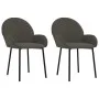 Esszimmerstühle, 2 Stück, dunkelgraues Samtgewebe. von vidaXL, Essstühle - Ref: Foro24-344764, Preis: 106,94 €, Rabatt: %