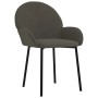 Sillas de comedor 2 unidades terciopelo gris oscuro de vidaXL, Sillas de comedor - Ref: Foro24-344764, Precio: 108,57 €, Desc...