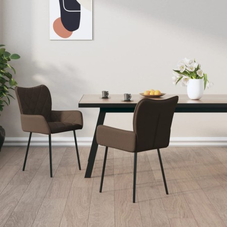 Esszimmerstühle, 2 Einheiten, taupegrauer Stoff von vidaXL, Essstühle - Ref: Foro24-344838, Preis: 113,55 €, Rabatt: %