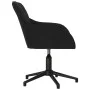 Drehbare Esszimmerstühle, 2 Stück, schwarzer Samt von vidaXL, Essstühle - Ref: Foro24-3103383, Preis: 171,71 €, Rabatt: %