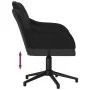 Drehbare Esszimmerstühle, 2 Stück, schwarzer Samt von vidaXL, Essstühle - Ref: Foro24-3103383, Preis: 171,71 €, Rabatt: %