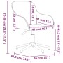 Drehbare Esszimmerstühle, 2 Einheiten, dunkelgrauer Samt von vidaXL, Essstühle - Ref: Foro24-3103378, Preis: 159,91 €, Rabatt: %