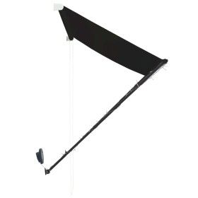 Retractable awning with LED anthracite gray 150x150 cm by vidaXL, Awnings - Ref: Foro24-145915, Price: 41,99 €, Discount: %