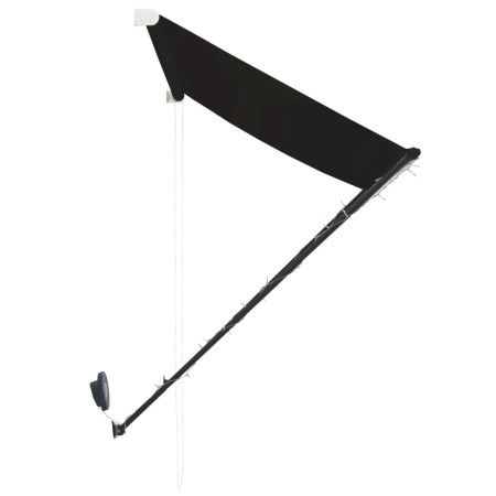 Retractable awning with LED anthracite gray 150x150 cm by vidaXL, Awnings - Ref: Foro24-145915, Price: 41,99 €, Discount: %