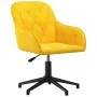 Drehbare Esszimmerstühle, 2 Stück, gelber Samt von vidaXL, Essstühle - Ref: Foro24-3103384, Preis: 149,24 €, Rabatt: %