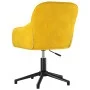 Drehbare Esszimmerstühle, 2 Stück, gelber Samt von vidaXL, Essstühle - Ref: Foro24-3103384, Preis: 149,24 €, Rabatt: %