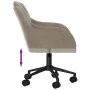 2 Stück drehbare Esszimmerstühle aus hellgrauem Samt von vidaXL, Essstühle - Ref: Foro24-3103421, Preis: 151,88 €, Rabatt: %