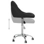 Drehbare Esszimmerstühle 6-teilig aus schwarzem Kunstleder von vidaXL, Essstühle - Ref: Foro24-3088676, Preis: 397,98 €, Raba...