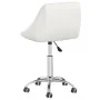 Drehbare Esszimmerstühle, 6 Stück, weißes Kunstleder von vidaXL, Essstühle - Ref: Foro24-3088675, Preis: 380,74 €, Rabatt: %