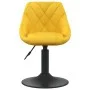 Esszimmerstuhl aus senfgelbem Samt von vidaXL, Essstühle - Ref: Foro24-3088820, Preis: 78,48 €, Rabatt: %