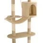Wall-mounted cat scratching post with sisal post 194 cm beige by vidaXL, Cat furniture - Ref: Foro24-170588, Price: 101,68 €,...