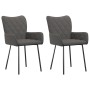 Esszimmerstühle 2 Einheiten dunkelgrauer Stoff von vidaXL, Essstühle - Ref: Foro24-344832, Preis: 131,15 €, Rabatt: %