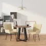 Sillas de comedor 2 unidades terciopelo crema de vidaXL, Sillas de comedor - Ref: Foro24-344807, Precio: 93,61 €, Descuento: %