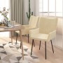 Esszimmerstühle, 2 Einheiten, cremefarbener Samt von vidaXL, Essstühle - Ref: Foro24-344807, Preis: 94,69 €, Rabatt: %